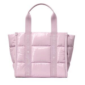 New Kate Spade Kip Puffy Small Tote  Lavender Smoke
